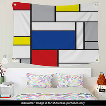 Mondrian Inspired Art  Wall Art 4822846