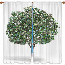 Money Growing On A Tree Window Curtains 52090822