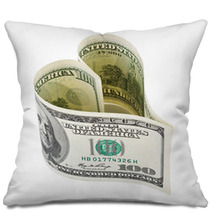 Money Heart Pillows 30866861