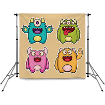 Monster Stickers Backdrops 56358000