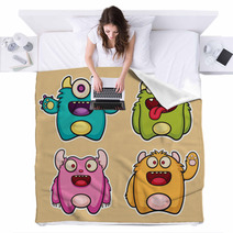 Monster Stickers Blankets 56358000