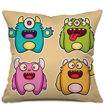 Monster Stickers Pillows 56358000