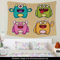 Monster Stickers Wall Art 56358000