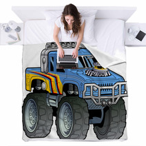 Monster Truck Blankets 53885606