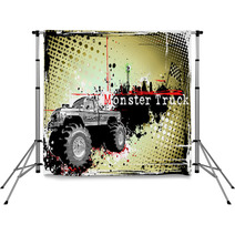 Monster Truck Horizontal Poster Backdrops 28569216