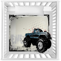 Monster Truck Poster Nursery Decor 33186715