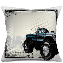 Monster Truck Poster Pillows 33186715