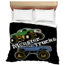 Monster Trucks Vector Bedding 37134811