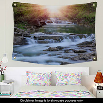 Montain River Wall Art 66193162