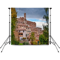 Montepulciano Medieval Village, Tuscany, Italy Backdrops 61481447
