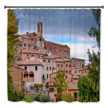 Montepulciano Medieval Village, Tuscany, Italy Bath Decor 61481447