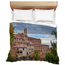 Montepulciano Medieval Village, Tuscany, Italy Bedding 61481447