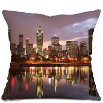 Montreal Skyline At Night Canada Pillows 43658736