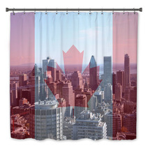 Montreal Skyline From Mont Royal Bath Decor 1673995