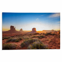 Monument Valley Sunrise, AZ, USA Rugs 58589853