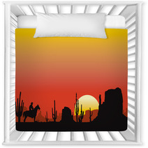 Monument Valley Sunset Landscape Nursery Decor 25656564