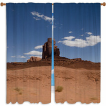 MONUMENT VALLEY Window Curtains 68369507