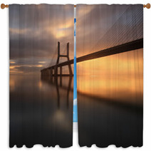 Monumental Ponte Vasco Da Gama Window Curtains 48447994