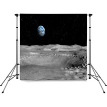 Moon Surface Backdrops 8611410