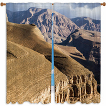 Moroccan Mountains 8 Window Curtains 60173694