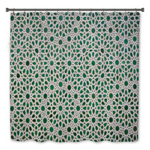 Moroccan Vintage Tile Background Bath Decor 55481721