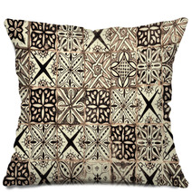Moroccan Vintage Tile Background Pillows 55481672