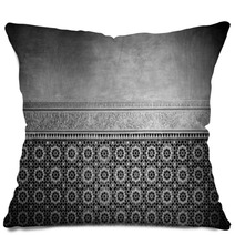 Moroccan Vintage Tile Background Pillows 56178428