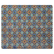 Moroccan Vintage Tile Background Rugs 55402486