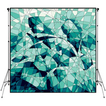 Mosaic Floral Background Backdrops 72399554