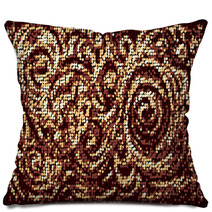 Mosaic Floral Background Pillows 71514698