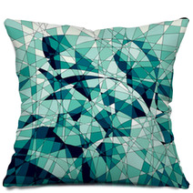 Mosaic Floral Background Pillows 72399554