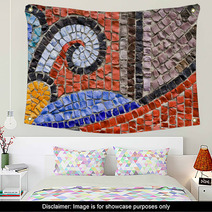 Mosaic From A Stone Wall Art 72052835
