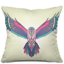 Mosaic Owl Pillows 66573364