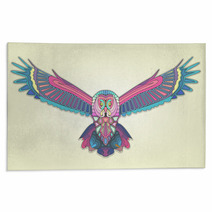 Mosaic Owl Rugs 66573364