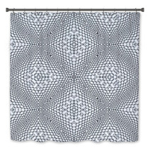Mosaic Seamless Pattern Made Of Small Hexagons Bath Decor 102137594