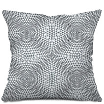 Mosaic Seamless Pattern Made Of Small Hexagons Pillows 102137594