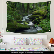 Mossy Waterfall Wall Art 23470543