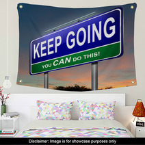 Motivational Message. Wall Art 44881707