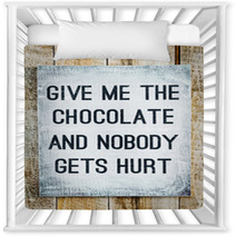 Motivational Wooden Sign On Rustic Palette Chocolate Nursery Decor 68317796