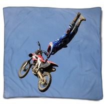 Motocross Freestyle Blankets 185674930