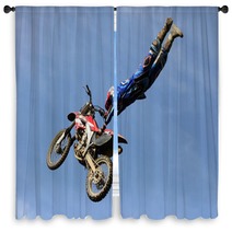 Motocross Freestyle Window Curtains 185674930