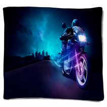 Motorbike Design Blankets 33939977