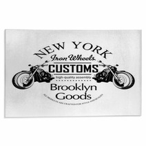 Motorcycle Creative Poster Rugs 162220371