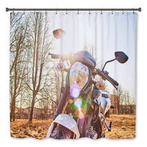 Motorcycle In The Park Bath Decor 142514234