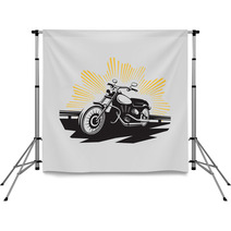 Motorcycle Label Backdrops 83421513