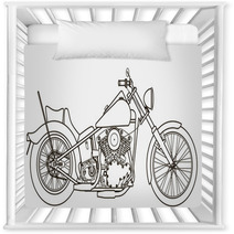 Motorcycle Old Nursery Decor 90170210