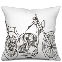 Motorcycle Old Pillows 90170210