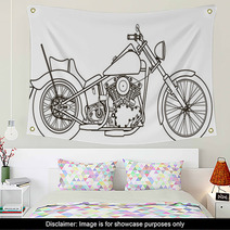 Motorcycle Old Wall Art 90170210