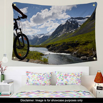 Mountain Bike Rider View Wall Art 60349647