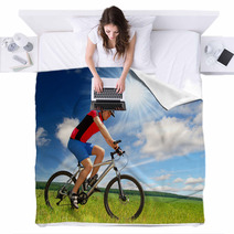 Mountain Biker Blankets 32315038